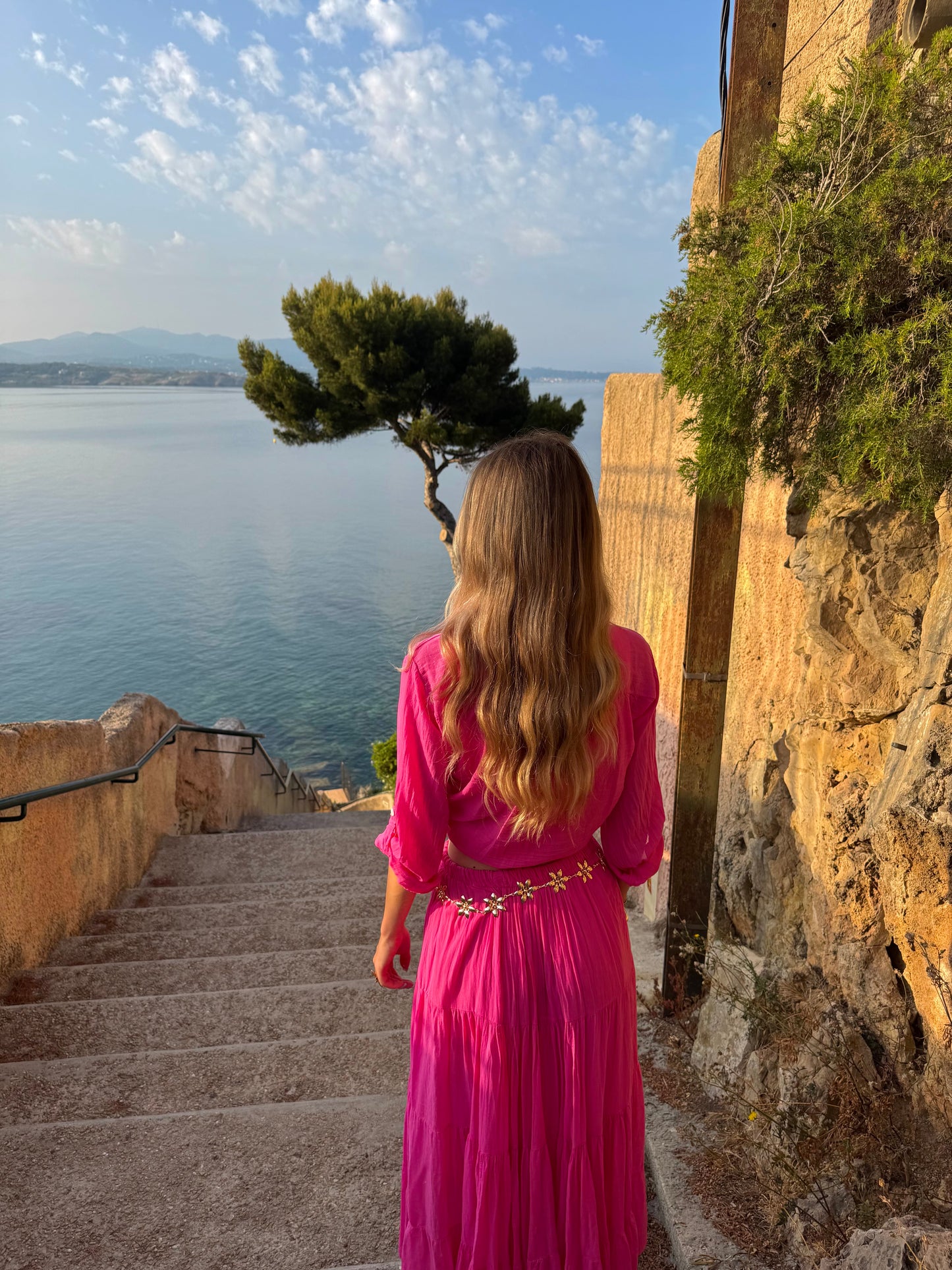 Jupe « Boho » fuschia