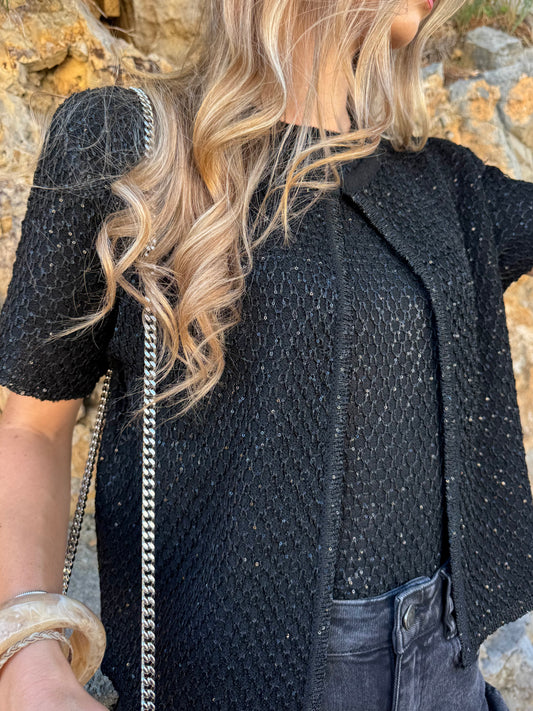 Ensemble « Shiny » noir