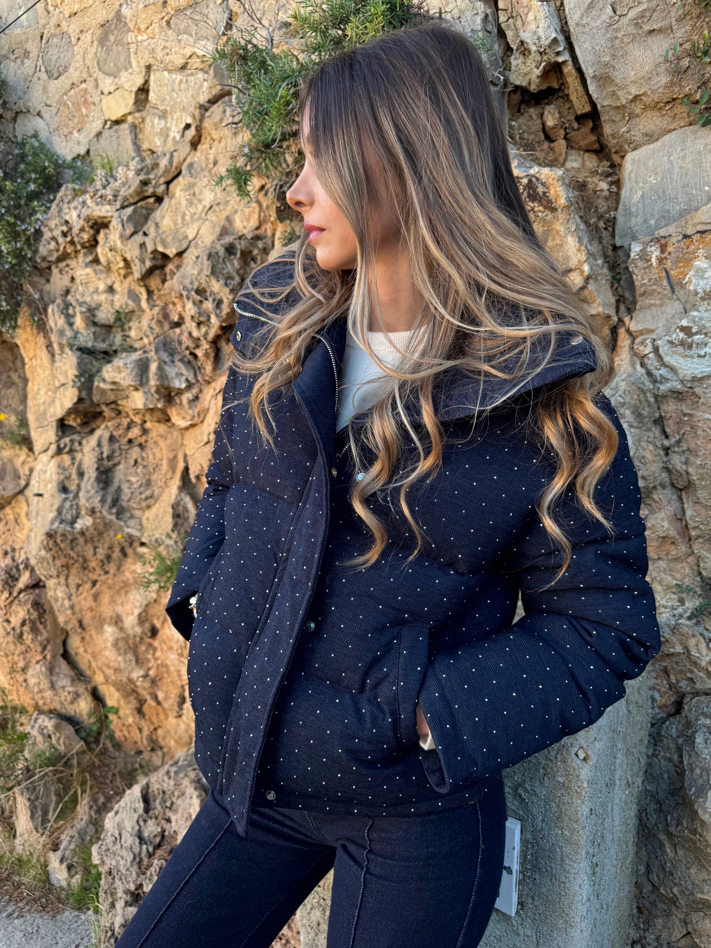 Doudoune « Eva » bleu marine