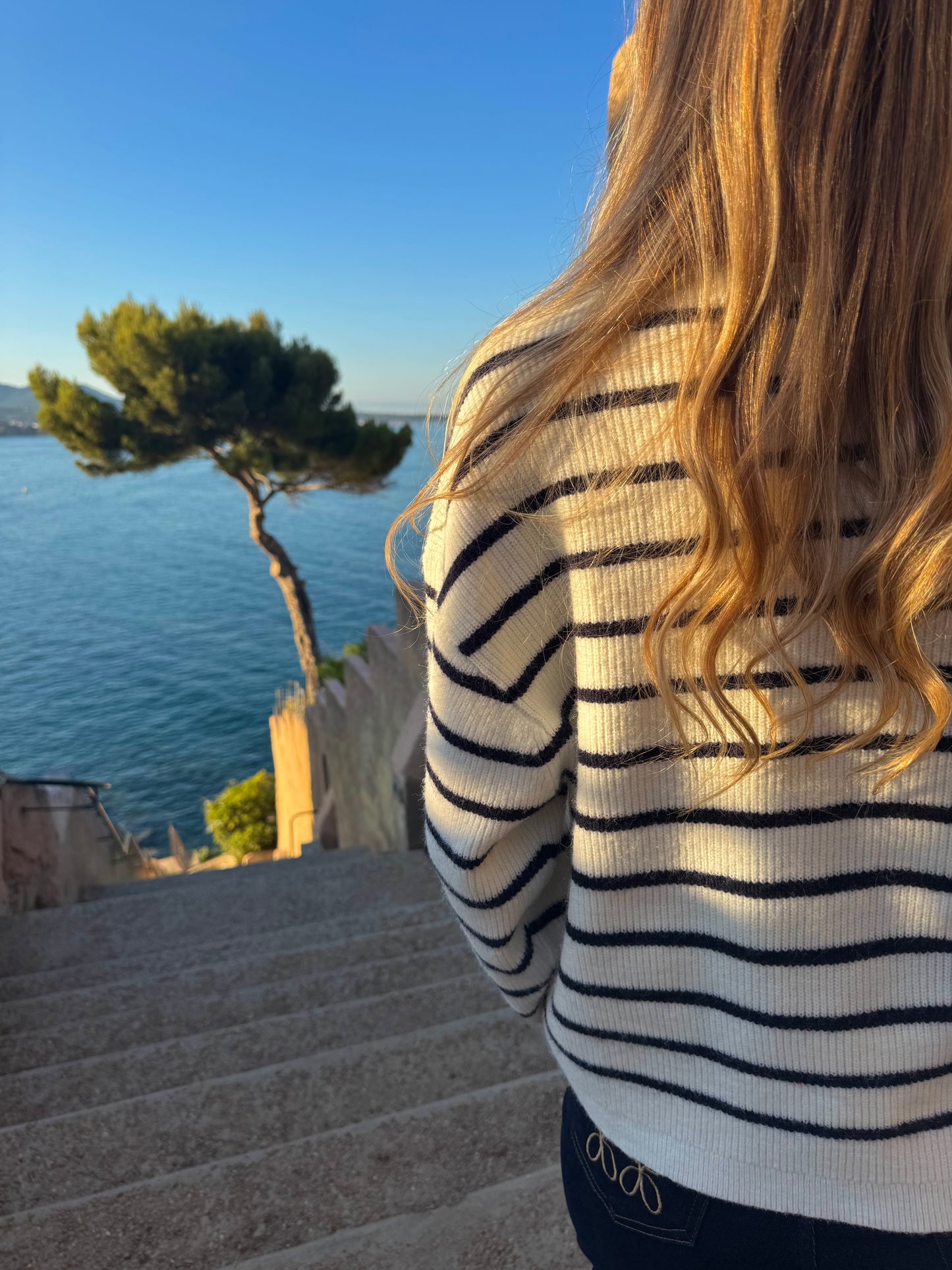 Pull « Marin » blanc