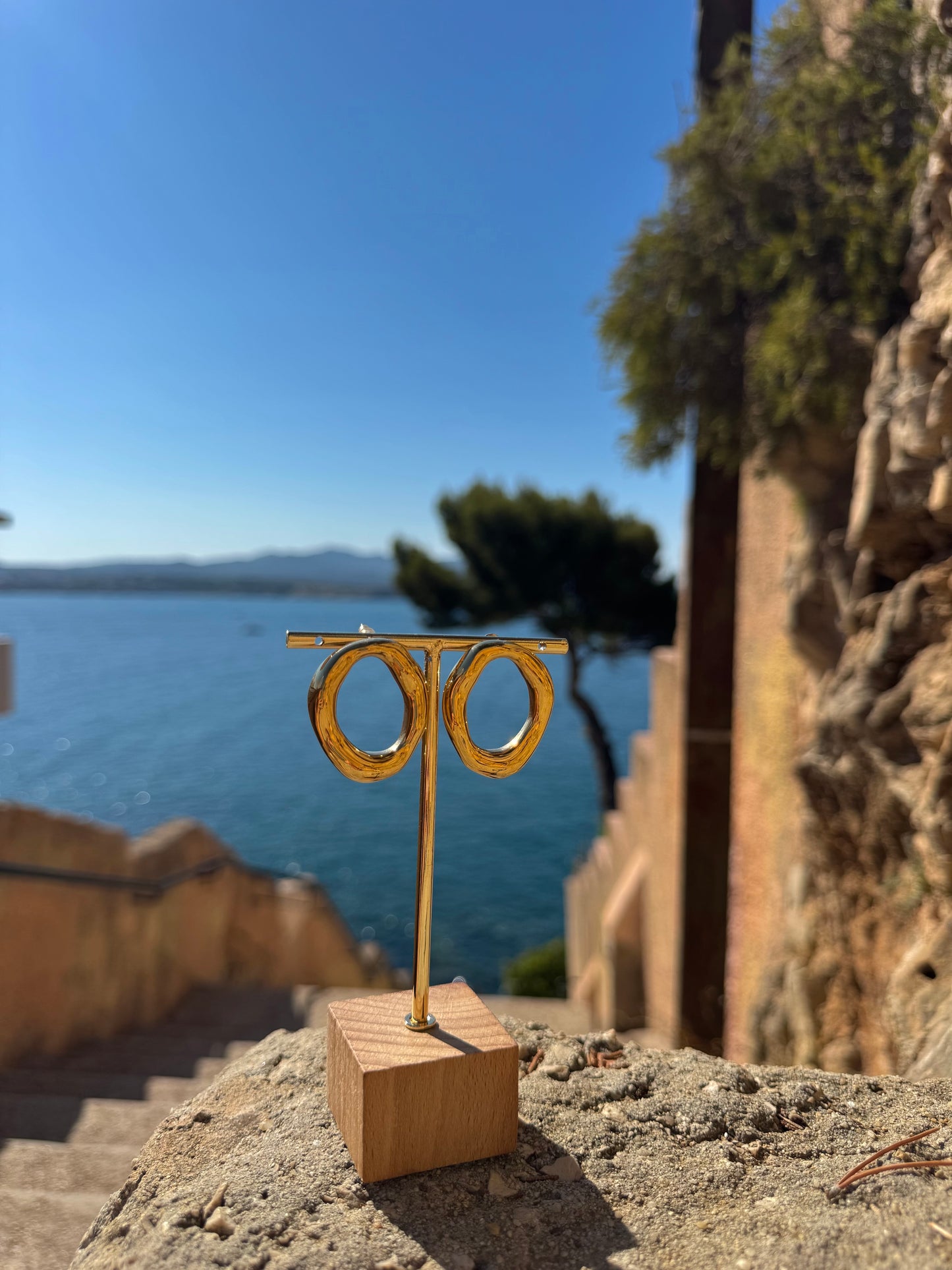 Boucles d’oreilles « Opale »