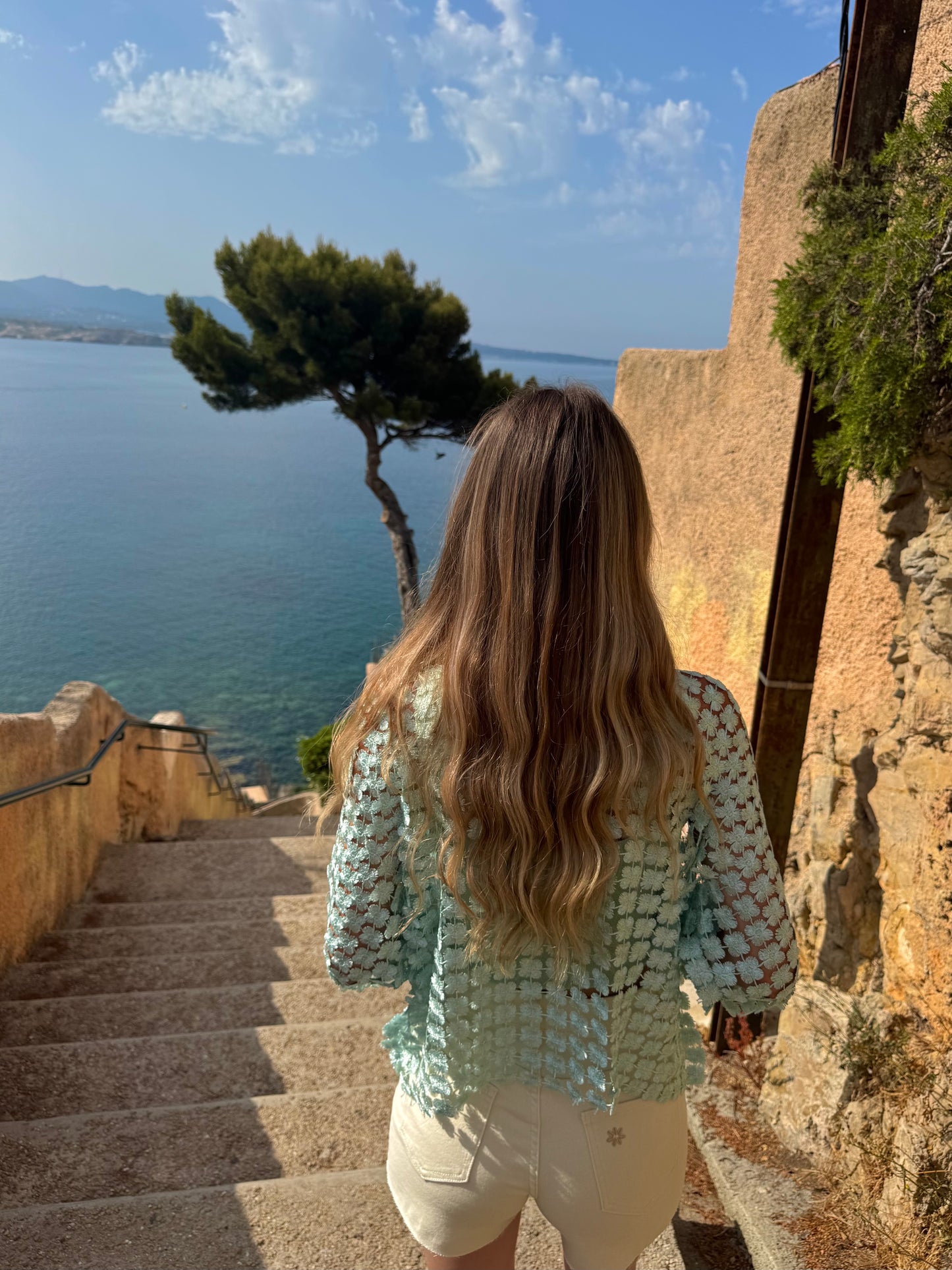 Top « Flora » vert