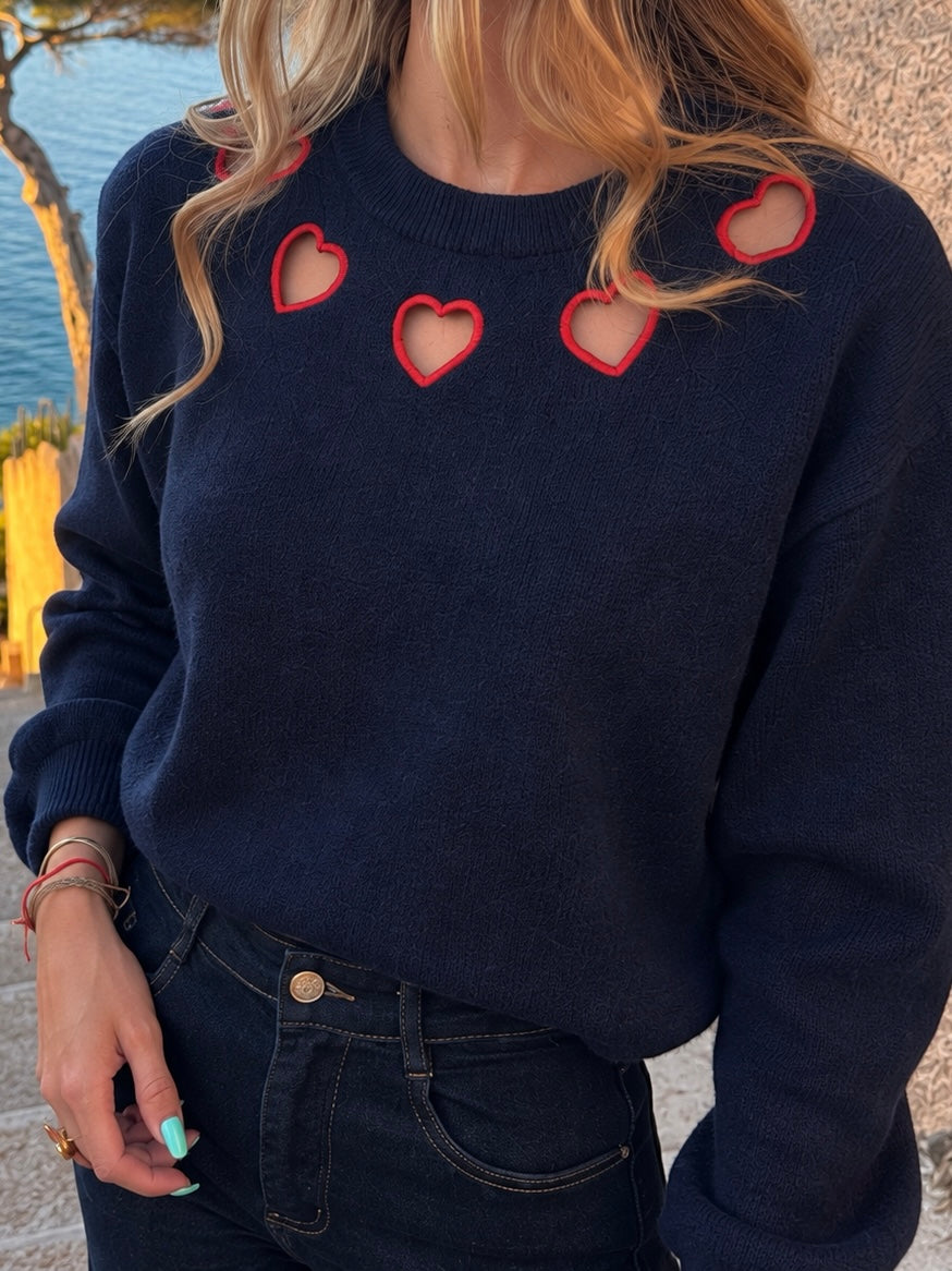 Pull « Lova » bleu marine