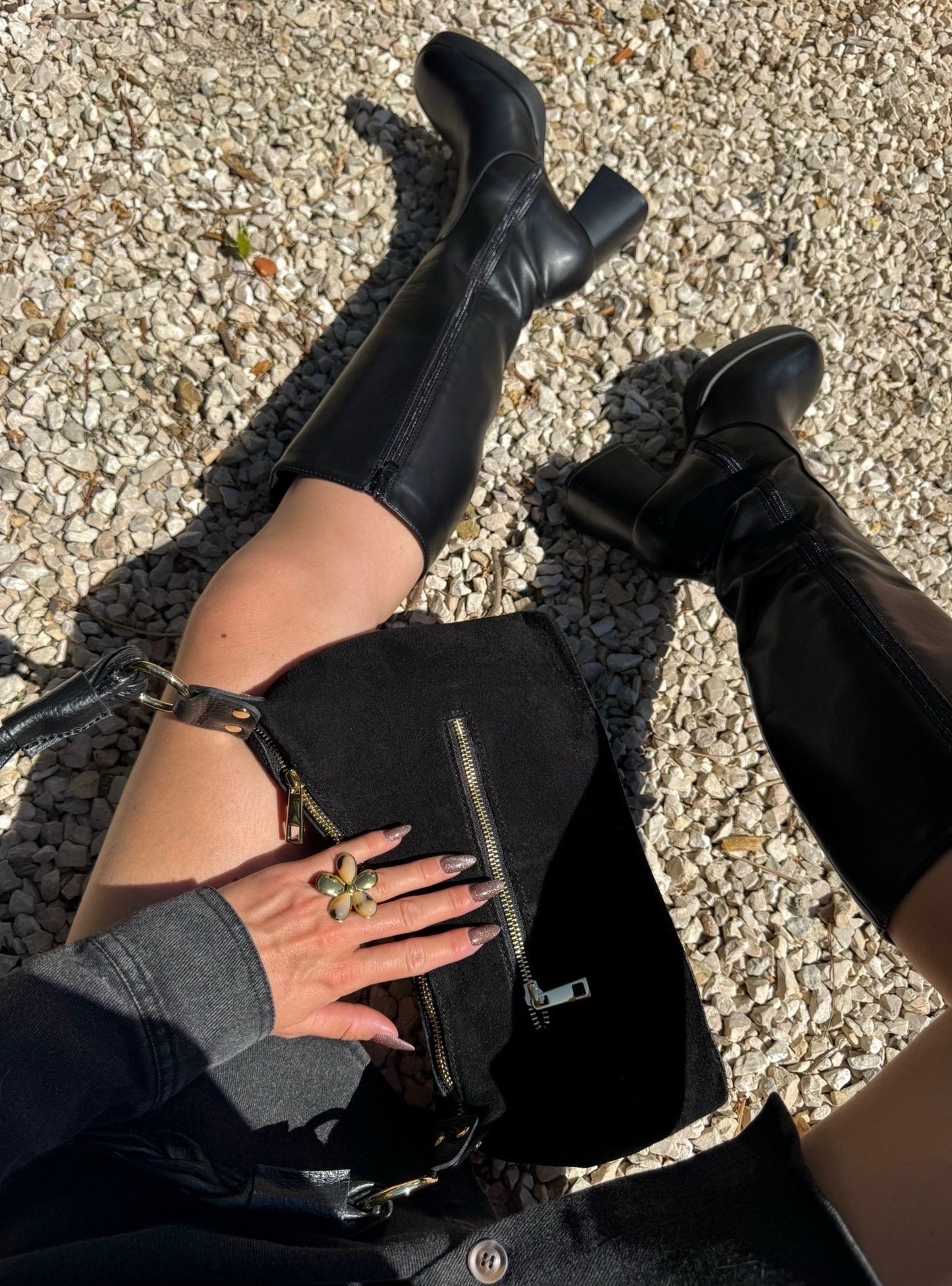 Bottes « Sophia » noires