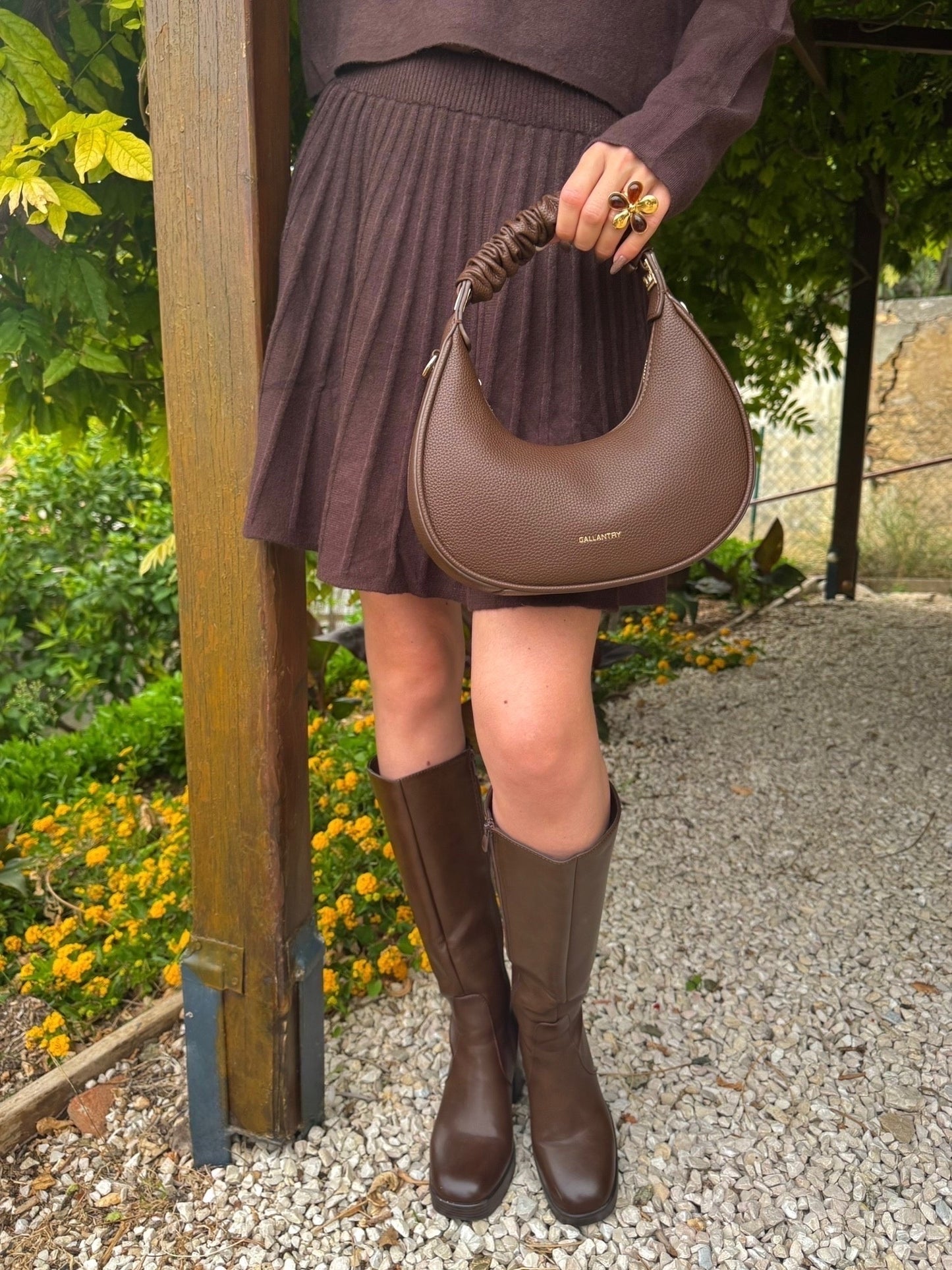Bottes « Sophia » chocolat