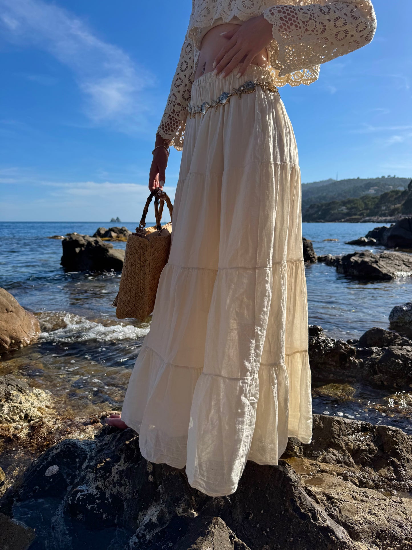 Jupe « Boho » écru