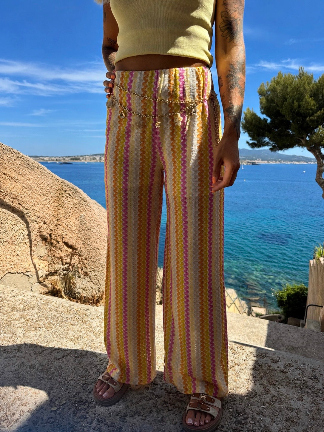 Pantalon « Ibiza » jaune