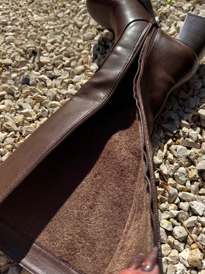 Bottes « Sophia » chocolat