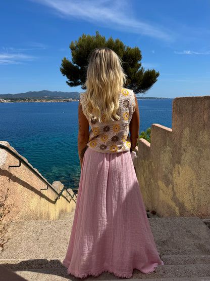 Jupe « Isa » rose