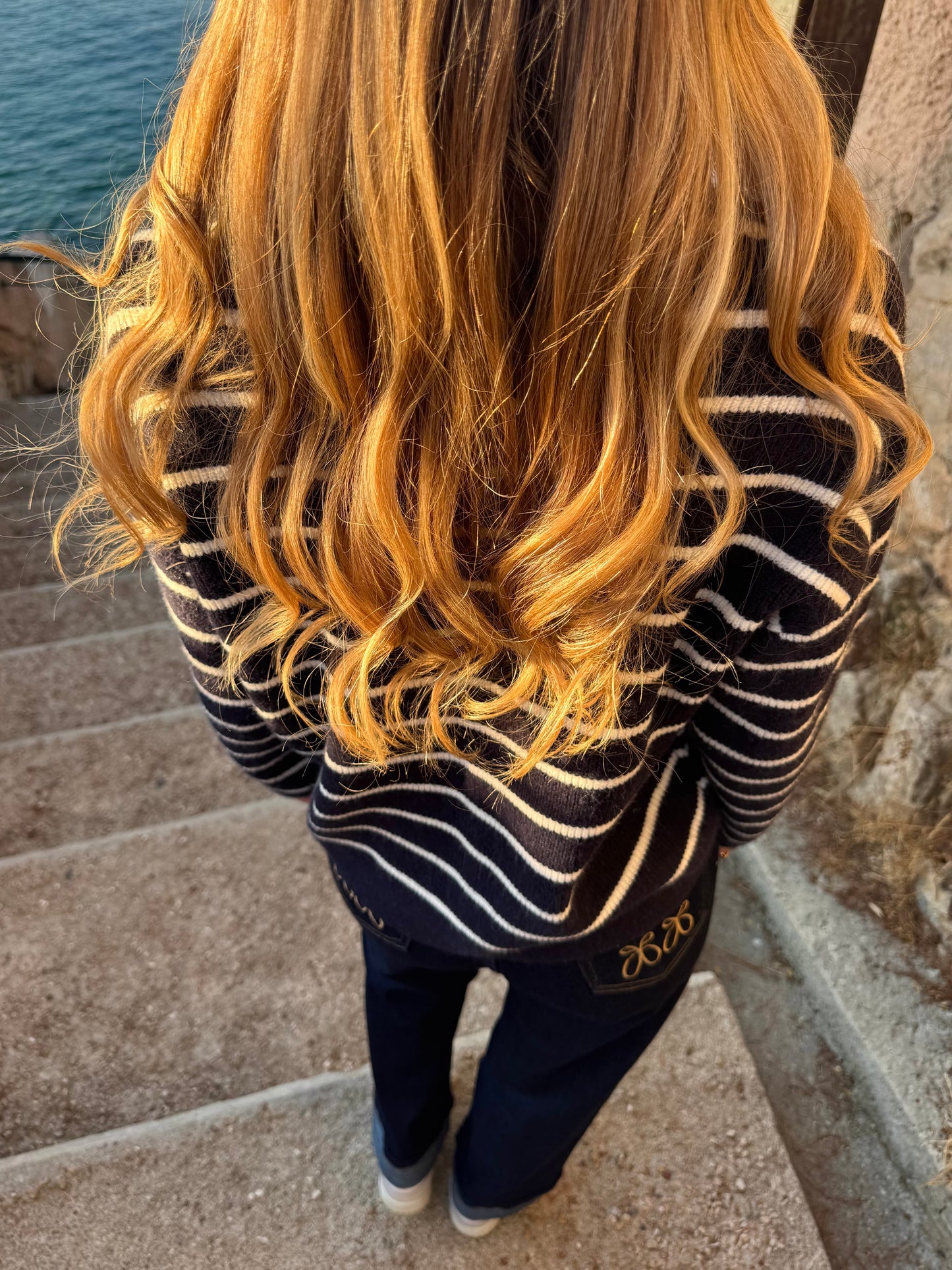 Pull « Marin » bleu