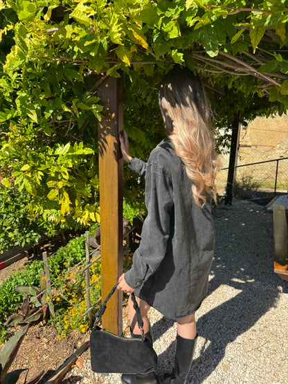 Robe « Jenna » gris anthracite