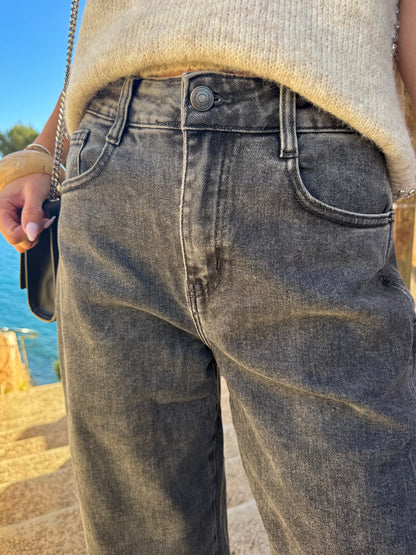 Jean « Ballon » gris