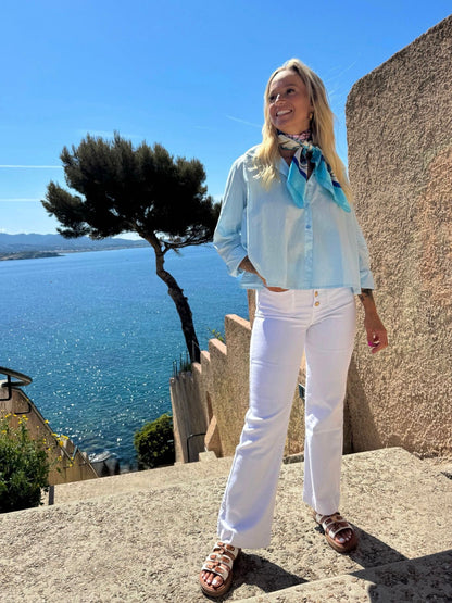 Chemise « Livia » bleu