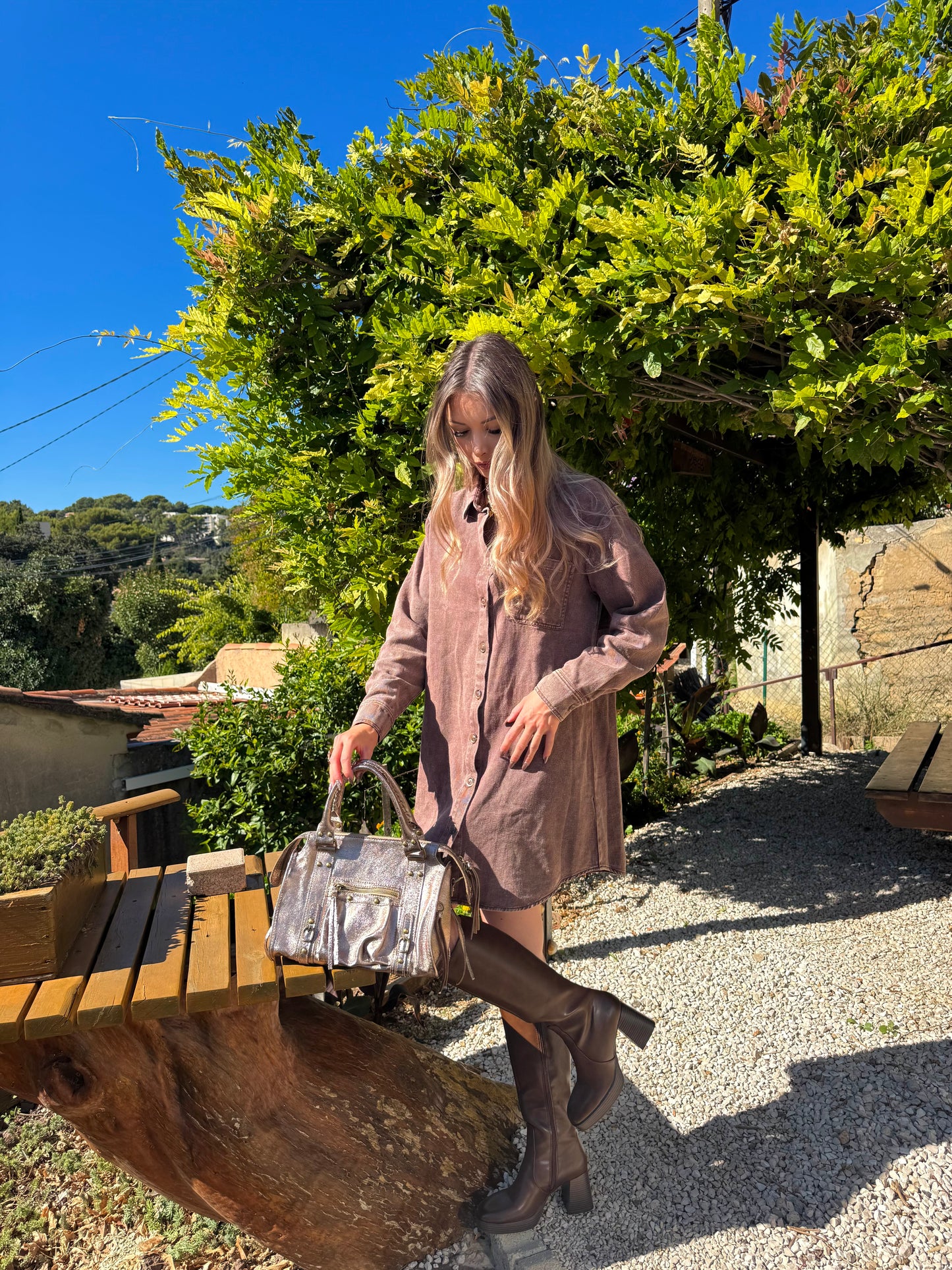 Robe « Jenna » choco