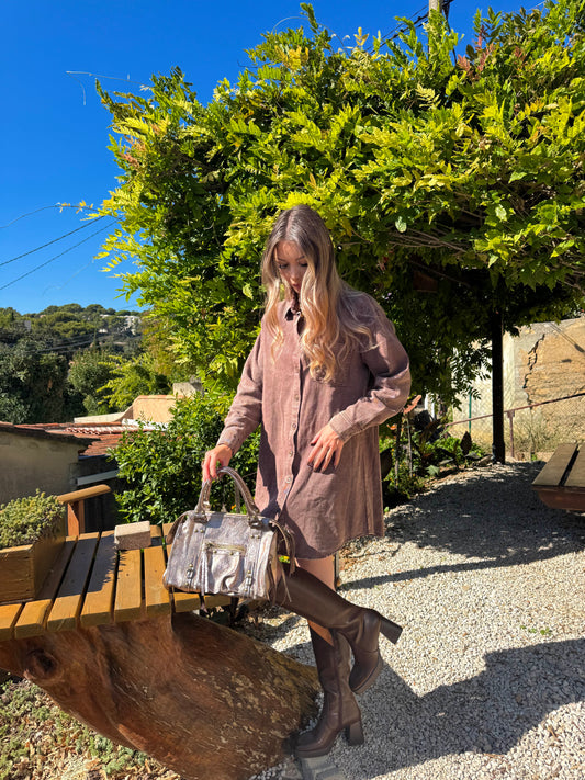 Robe « Jenna » choco