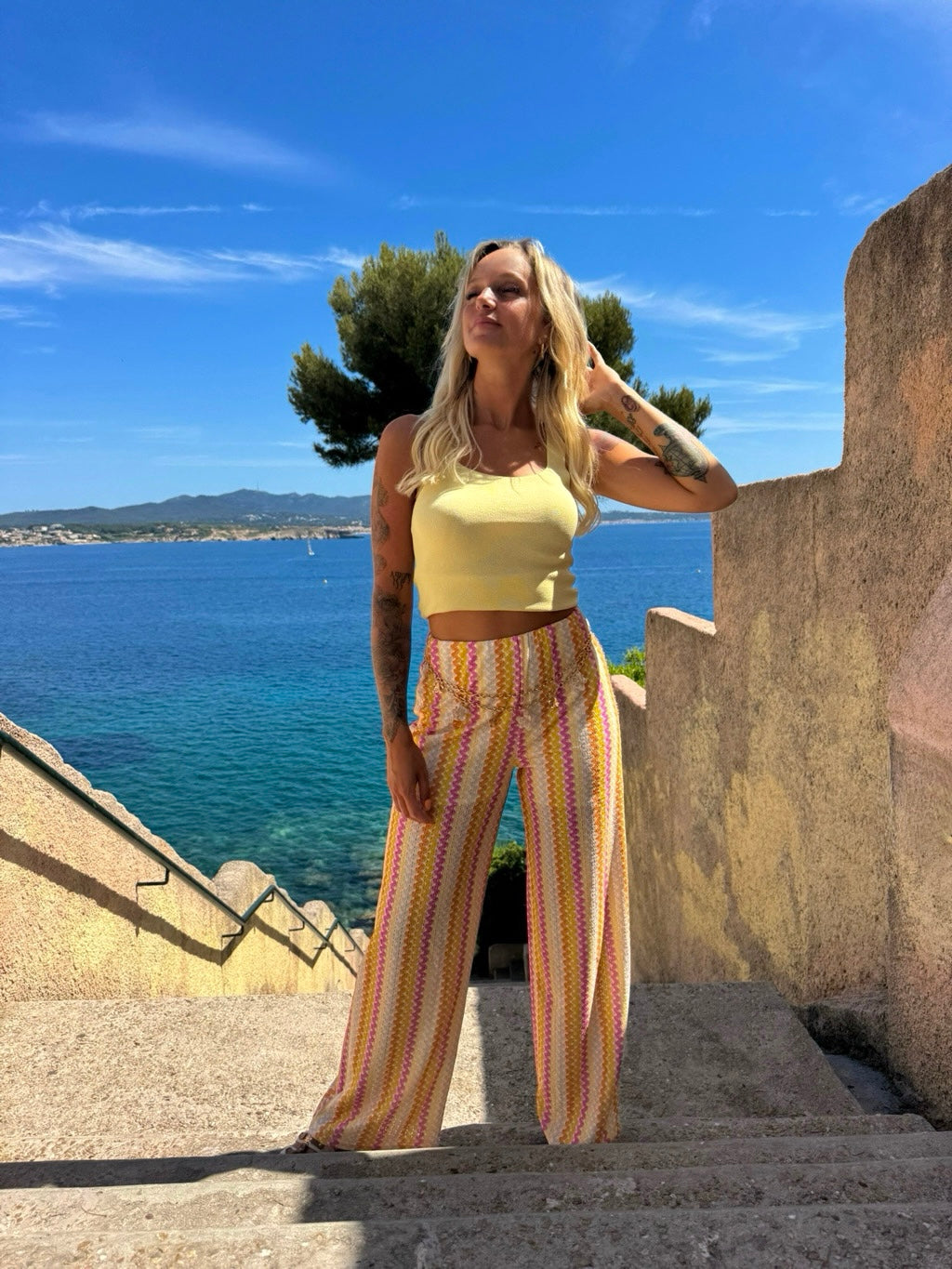 Pantalon « Ibiza » jaune