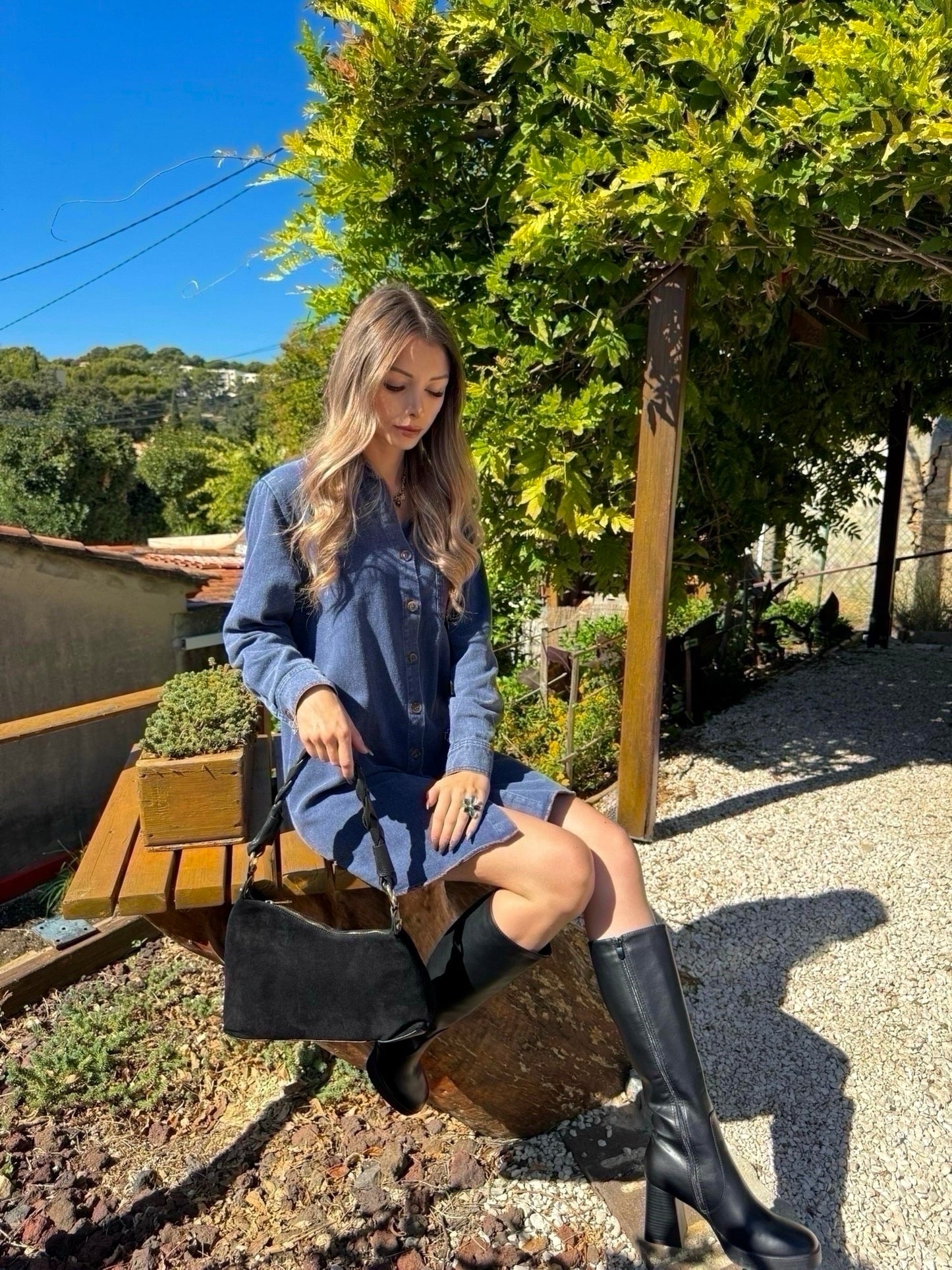 Robe « Jenna » bleue