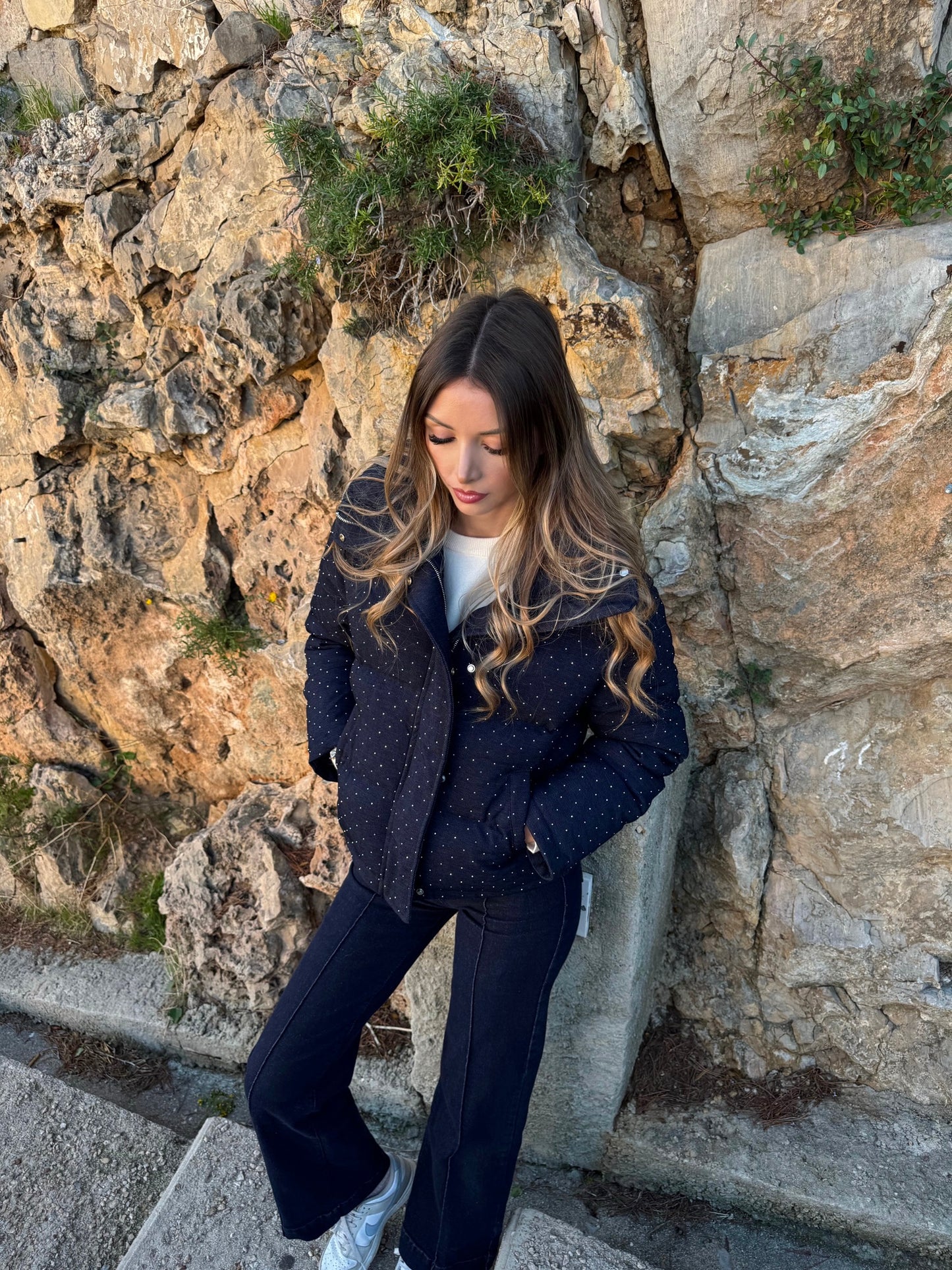 Doudoune « Eva » bleu marine