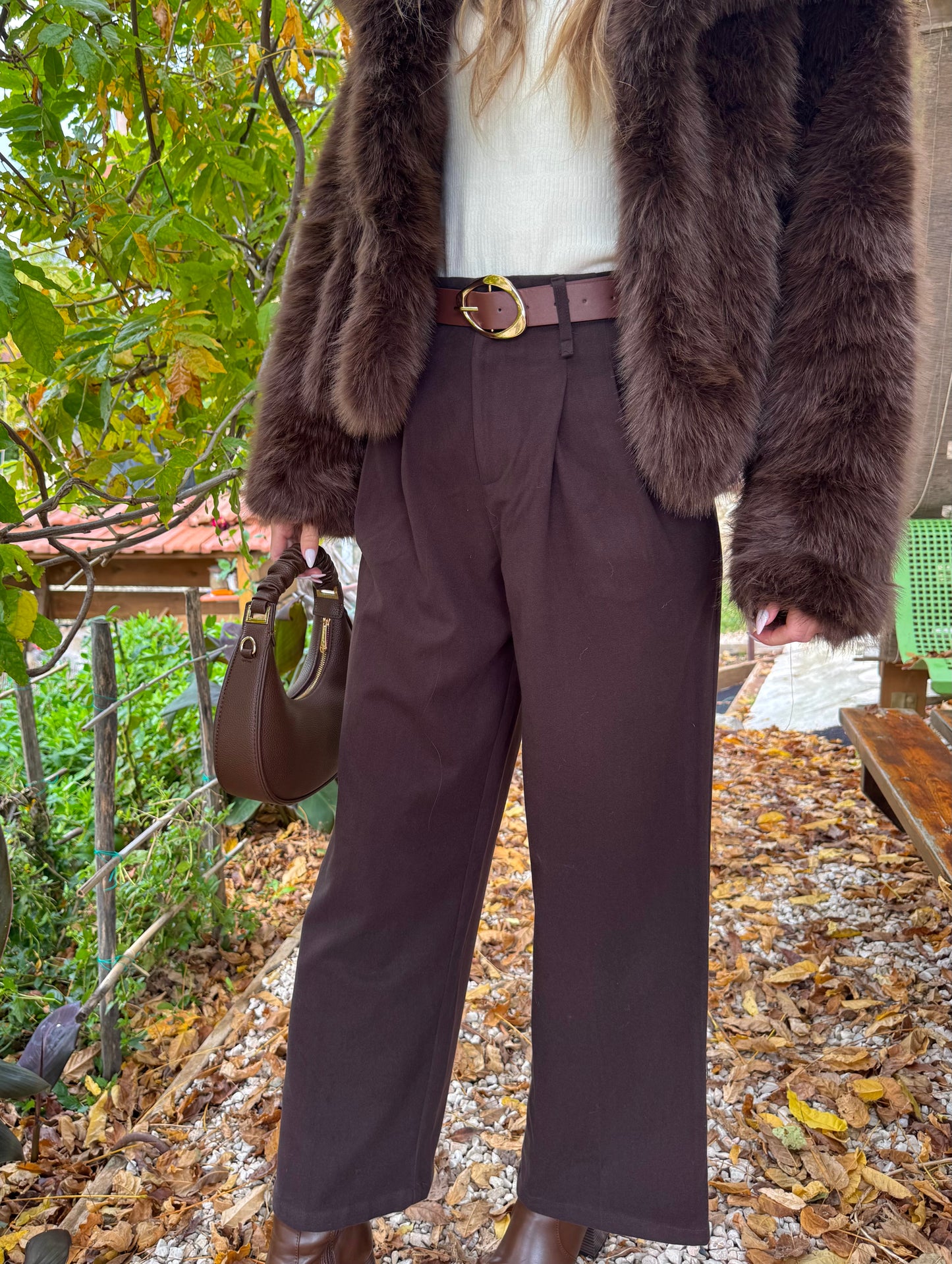 Pantalon « Céline » choco