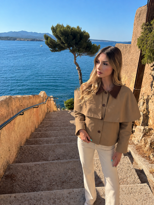 Trench « Gabrielle » taupe