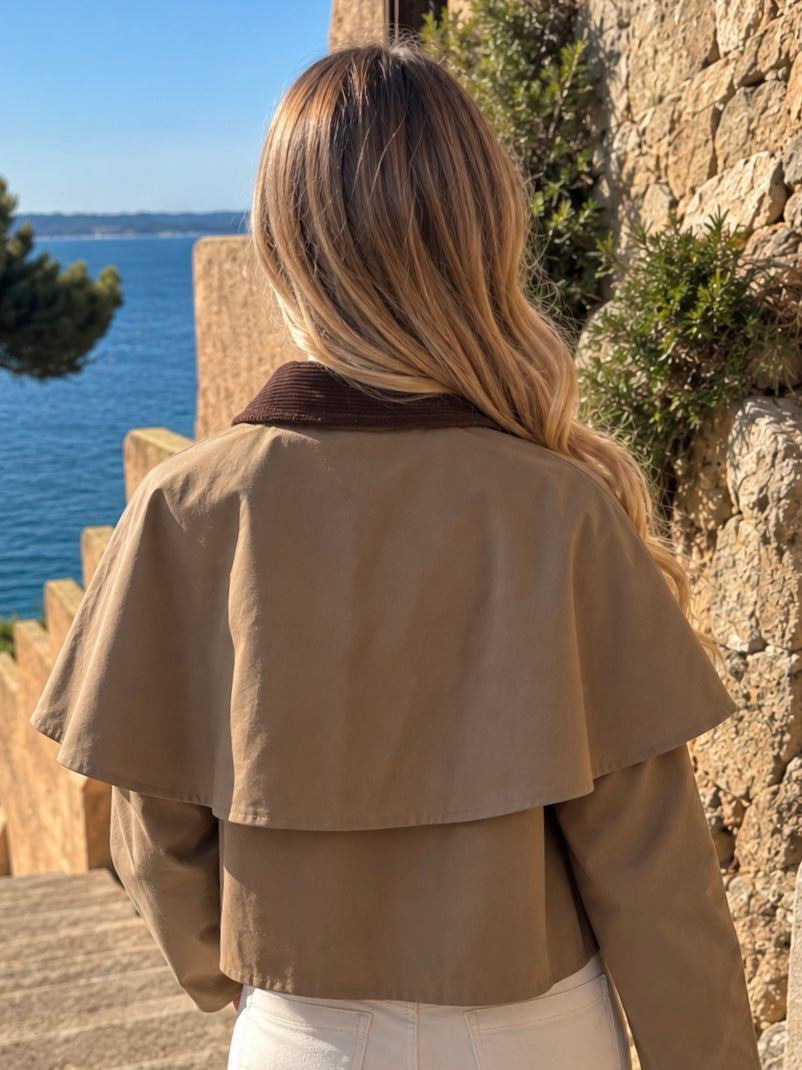 Trench « Gabrielle » taupe