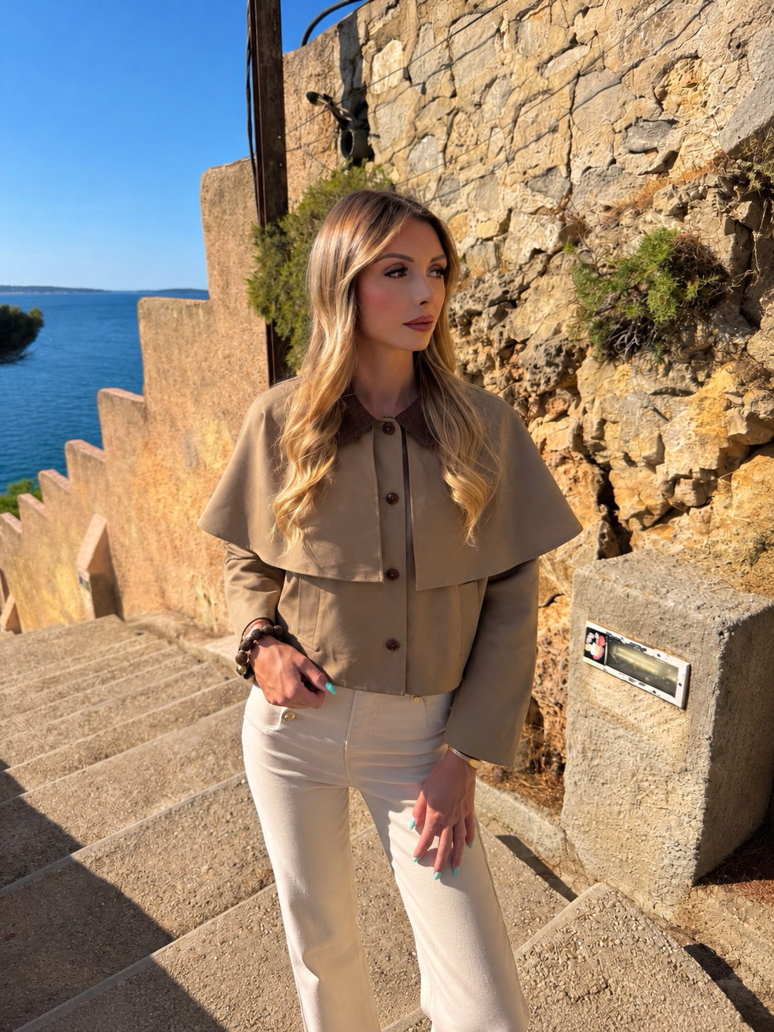 Trench « Gabrielle » taupe