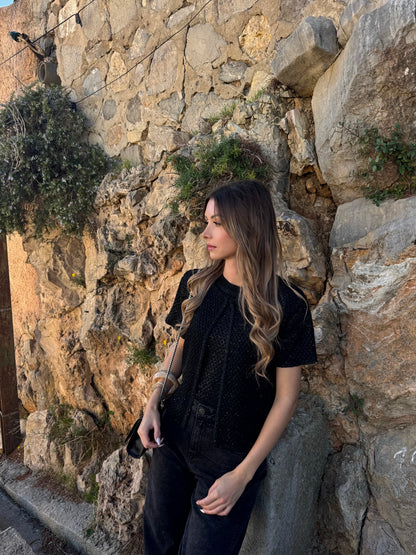 Ensemble « Shiny » noir