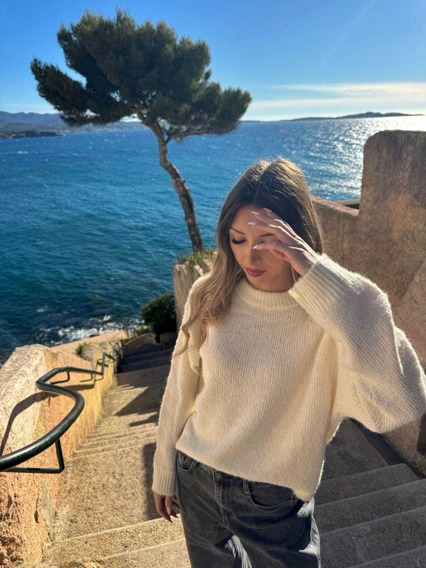 Pull « Bella » écru