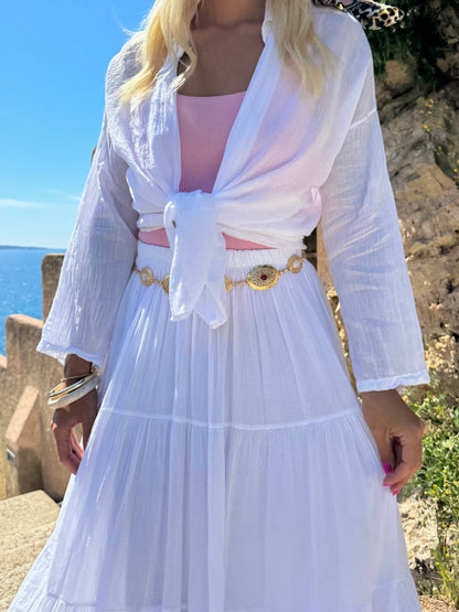 Jupe « Boho » blanche