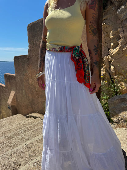 Jupe « Boho » blanche