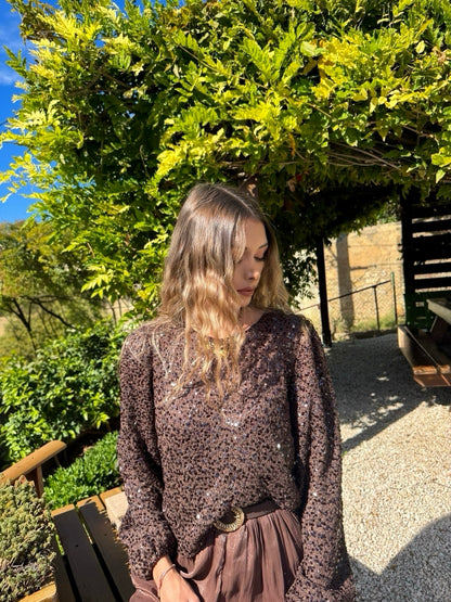 Haut « Glitter »