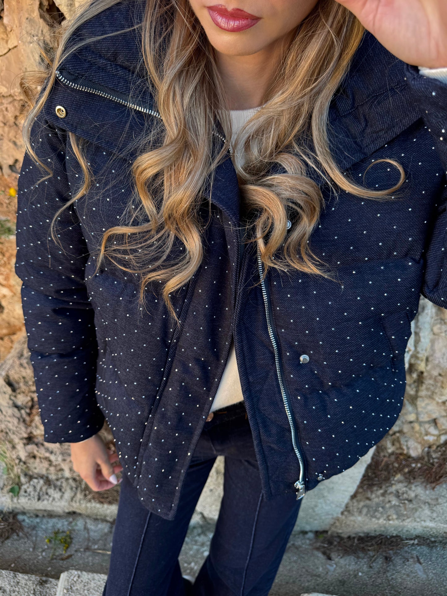 Doudoune « Eva » bleu marine