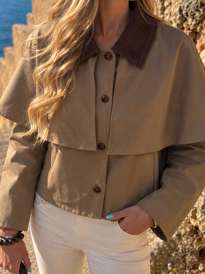 Trench « Gabrielle » taupe