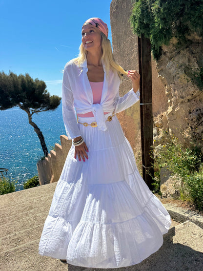 Jupe « Boho » blanche