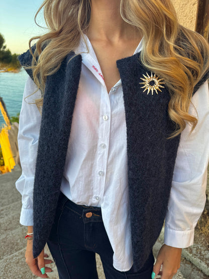 Veste « Kiara » bleu marine