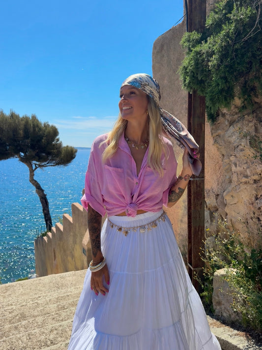 Chemise « Elynn » rose