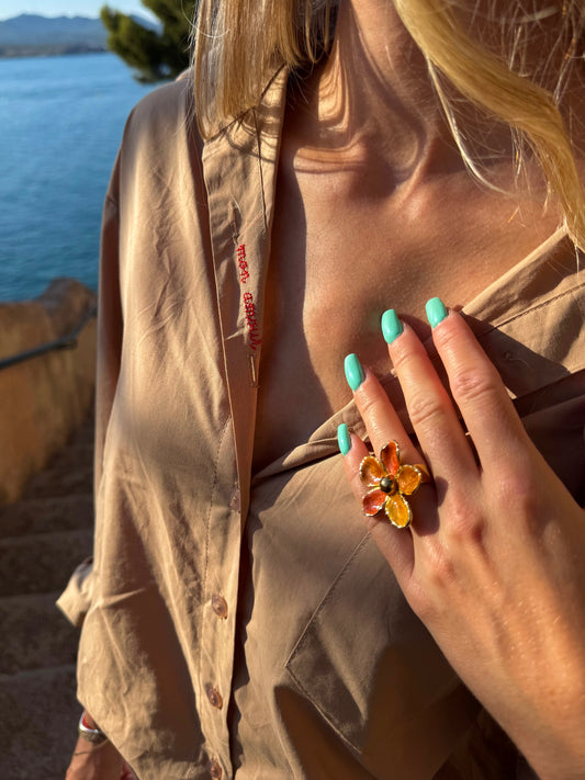 Bague « Lila » orange