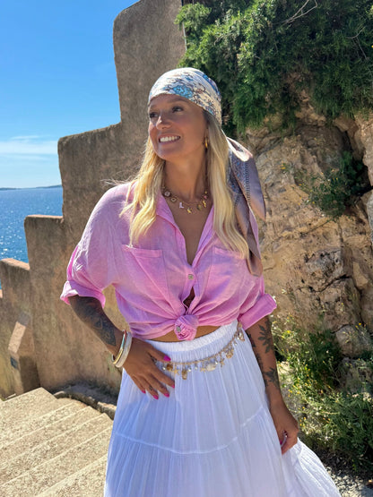 Chemise « Elynn » rose