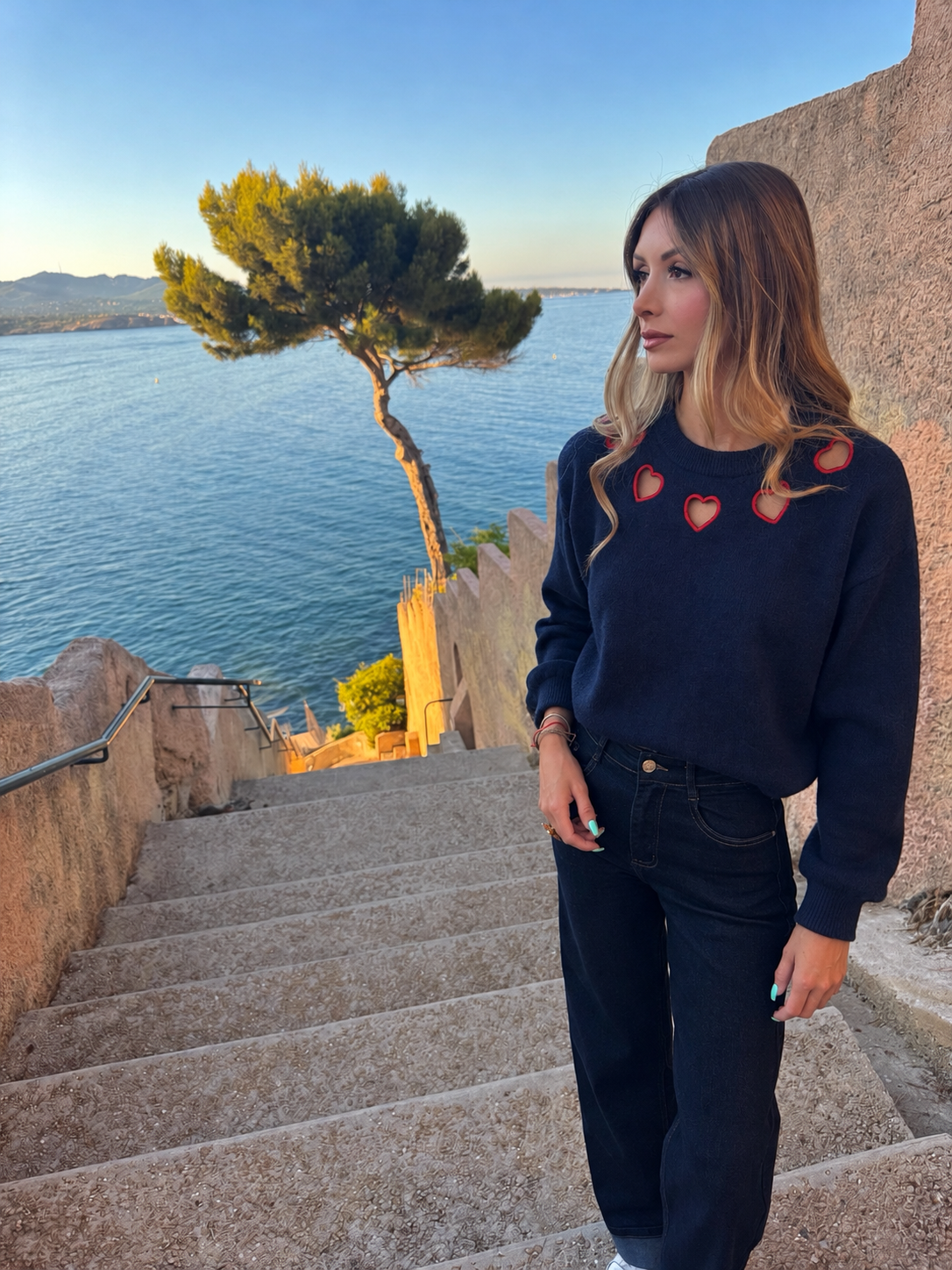 Pull « Lova » bleu marine